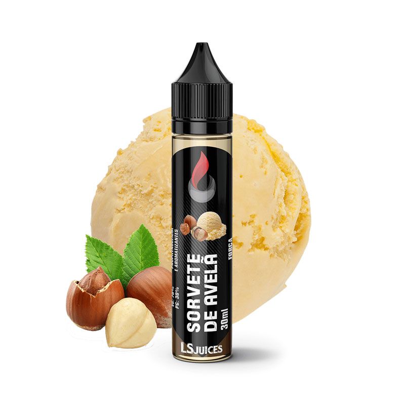 LS Juices - Juice FB - Sorvete de Avelã