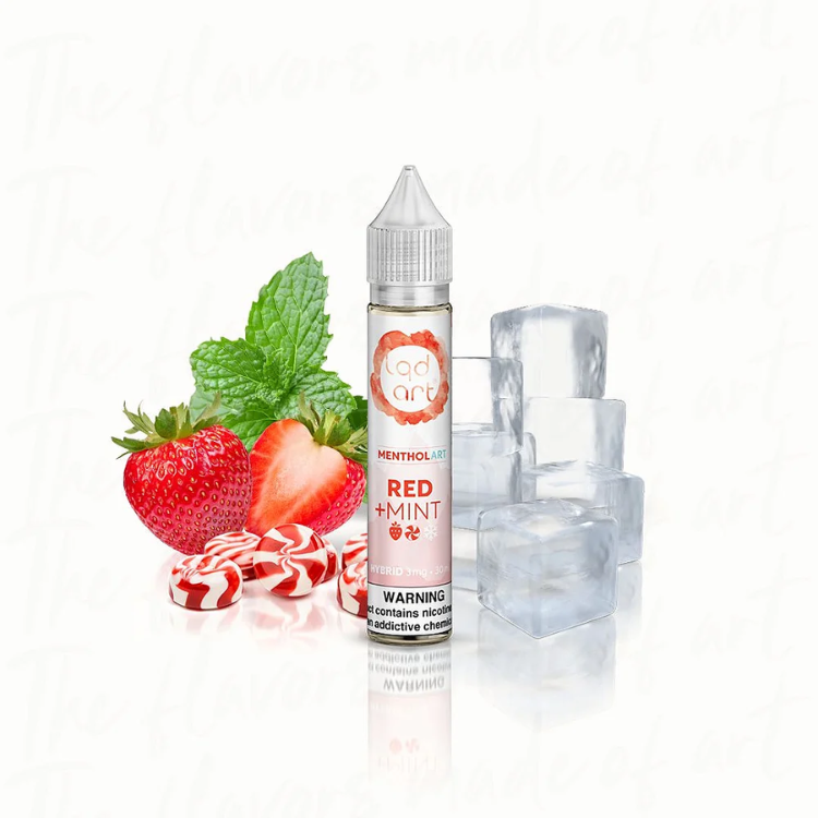 LQD Art - Juice FB - Menthol - Red Mint