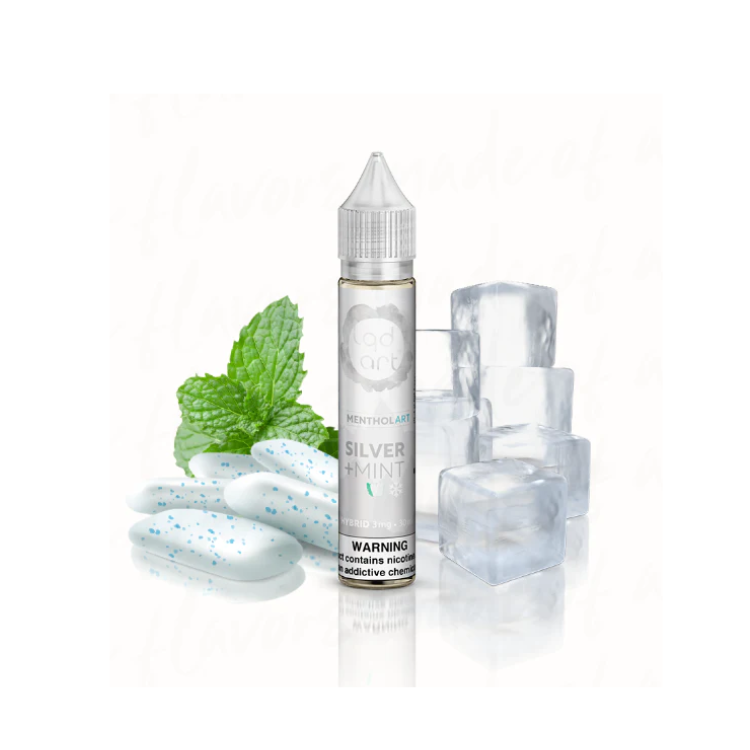 LQD Art - Juice FB - Menthol - Silver Mint