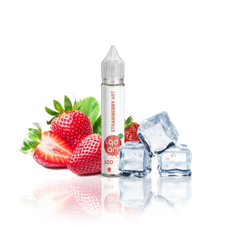 LQD Art - Juice FB - Ice - Strawberry Art