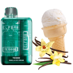 Elf Bar - Pod Descartável - TE 5000 - 5000 puffs - Vanilla Ice Cream - 50mg/mL