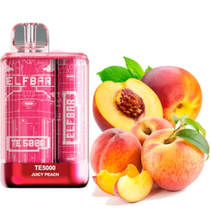 Elf Bar - Pod Descartável - TE 5000 - 5000 puffs - Juicy Peach - 50mg
