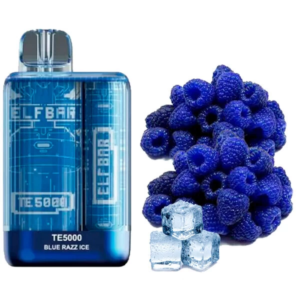 Elf Bar - Pod Descartável - TE 5000 - 5000 puffs - Blue Razz Ice - 50mg/mL
