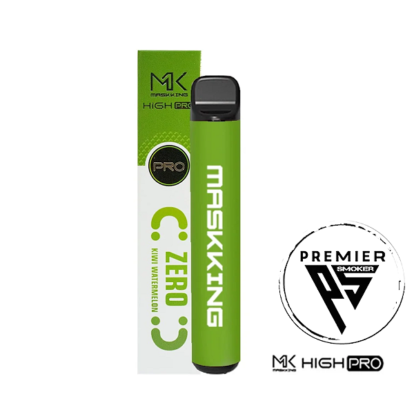 Maskking - Pod Descartável - High PRO Zero Nicotina - 1000 puffs - Kiwi Watermelon - 00 mg