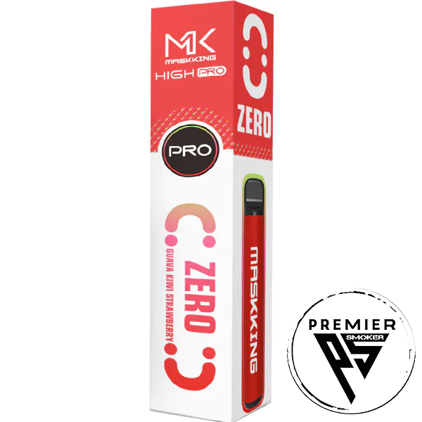 Maskking - Pod Descartável - High PRO Zero Nicotina - 1000 puffs - Guava, Kiwi Strawberry - 00 mg