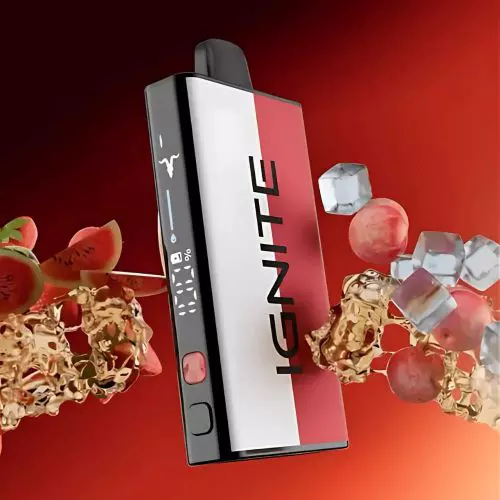 Ignite - Pod Descartável - V-MIX 40K - 40000 Puffs - Acai Ice + Watermelon Grape Ice - 50mg/mL
